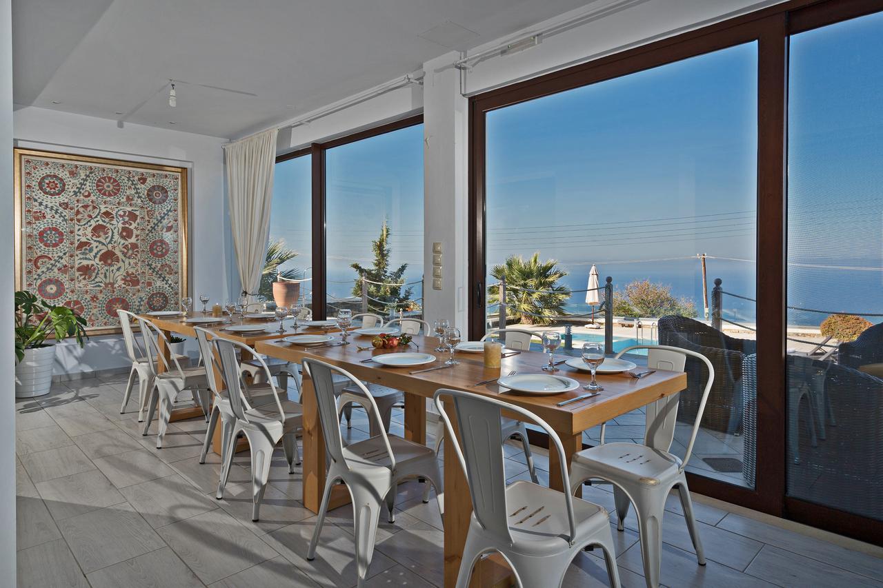 אגיה פלגיה קיתירה Sea Views At Villa Anemomylos With Heated Pool, Ping Pong And Tennis מראה חיצוני תמונה